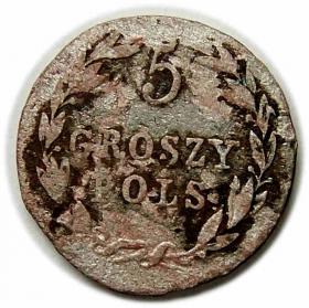 Obrazek dla: 5 groszy 1819 Królestwo Polskie Warszawa