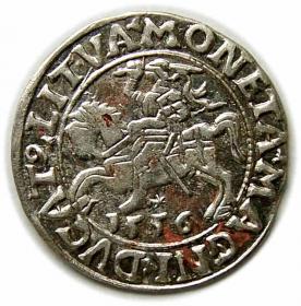 Obrazek dla: Półgrosz 1556 Zygmunt II August Wilno