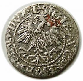 Obrazek 2 dla: Półgrosz 1560 Zygmunt II August Wilno