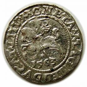 Obrazek dla: Półgrosz 1563 Zygmunt II August Wilno