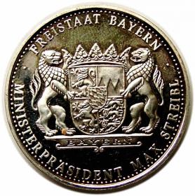 Obrazek 2 dla: Medal Max Streibl Bayern 