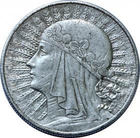 Obrazek dla: 10 złotych 1932 Głowa Kobiety II RP Londyn