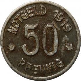 Obrazek dla: 50 fenigów 1919 Racibórz / Ratibor