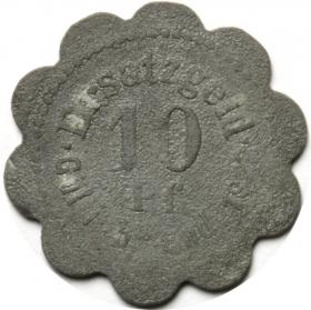 Obrazek dla: 10 fenigów 1922 Szczecin / Stettin