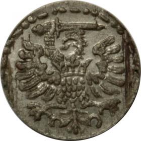 Obrazek 2 dla: Denar 1595 Zygmunt III Waza Gdańsk