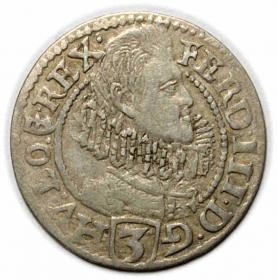 Obrazek dla: 3 krajcary 1630 Ferdynand III Habsburg Kłodzko