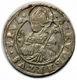 Obrazek dla: 1/2 batzen 1534 Mateusz Lang von Wellenburg Salzburg