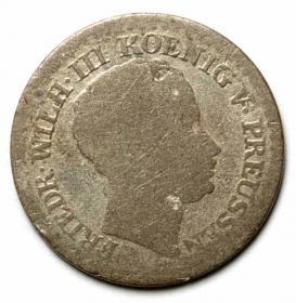 Obrazek dla: 1 grosz srebrny 1824 Fryderyk Wilhelm III Niemcy Berlin