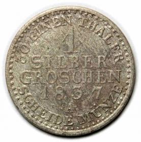 Obrazek 2 dla: 1 silber groschen 1837 Fryderyk Wilhelm III Niemcy Berlin