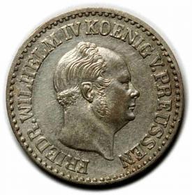 Obrazek dla: 1 silber groschen 1855 Fryderyk Wilhelm IV Niemcy Berlin