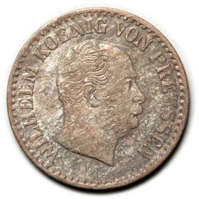 Obrazek dla: 1 silber groschen 1867 Wilhelm I Hohenzollern Niemcy Berlin