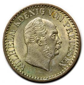 Obrazek dla: 1 silber groschen 1869 Wilhelm I Hohenzollern Niemcy Berlin