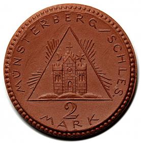 Obrazek 2 dla: 2 marki 1922 Ziębice / Munsterberg