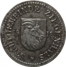 Obrazek 2 dla: 5 fenigów 1918 Głuchołazy / Ziegenhals