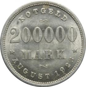 Obrazek dla: 200000 marek 1923 Hamburg