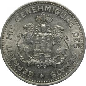 Obrazek 2 dla: 1/10 verrechnungsmarke 1923 Hamburg