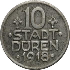 Obrazek dla: 10 fenigów 1918 Duren