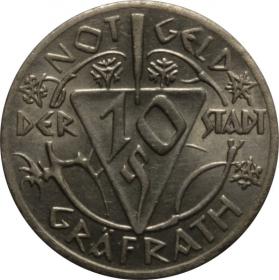 Obrazek 2 dla: 10 fenigów 1919 Grafrath