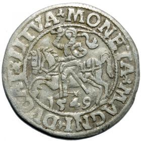 Obrazek dla: Półgrosz 1549 Zygmunt II August Wilno