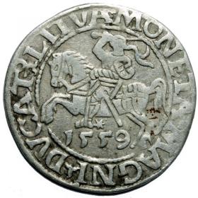 Obrazek dla: Półgrosz 1559 Zygmunt II August Wilno