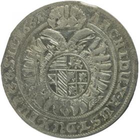 Obrazek 2 dla: 15 krajcarów 1661 Leopold I Habsburg Wrocław