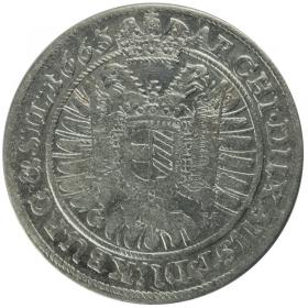 15 krajcarów 1663 Leopold I Habsburg Wrocław