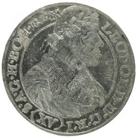 Obrazek dla: 15 krajcarów 1664 Leopold I Habsburg Wrocław