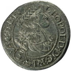 3 krajcary 1669 Leopold I Habsburg Wrocław