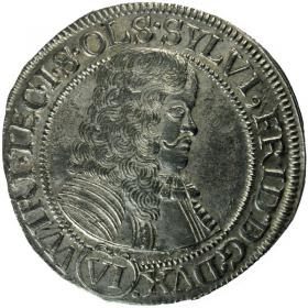 6 krajcarów 1674 Sylwiusz Fryderyk Witemberski Księstwo Ziębicko  Oleśnickie Oleśnica