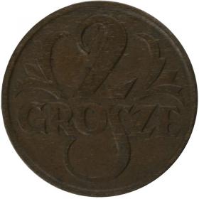 Obrazek dla: 2 grosze 1927 II RP Warszawa