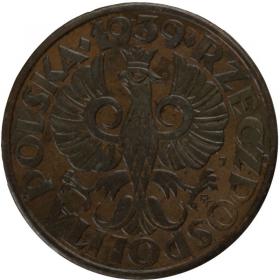 Obrazek 2 dla: 2 grosze 1939 II RP Warszawa