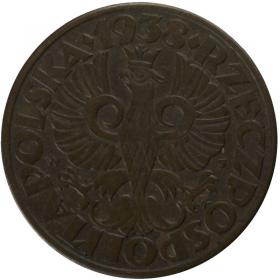 Obrazek 2 dla: 5 groszy 1938 II RP Warszawa