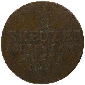 Obrazek dla: 1/2 krajcara 1806 Fryderyk Wilhelm III Śląsk Berlin