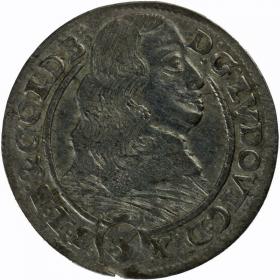 Obrazek dla: 3 krajcary 1661 Ludwik IV Legnicki Księstwo Brzesko  Legnicko  Wołowskie Brzeg