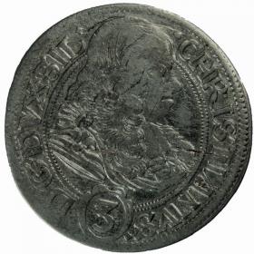 Obrazek dla: 3 krajcary 1669 Chrystian Wołowski Księstwo Brzesko  Legnicko  Wołowskie Brzeg