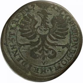 Obrazek 2 dla: 6 krajcarów 1712 Karol Fryderyk Oleśnicki Księstwo Ziębicko  Oleśnickie Oleśnica