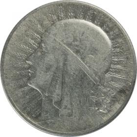 Obrazek dla: 5 złotych 1932 Głowa Kobiety II RP Londyn 