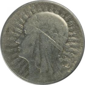 Obrazek dla: 5 złotych 1933 Głowa Kobiety II RP Warszawa
