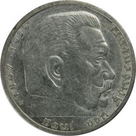 Obrazek dla: 5 marek 1935 E Paul von Hindenburg Niemcy Muldenhutten