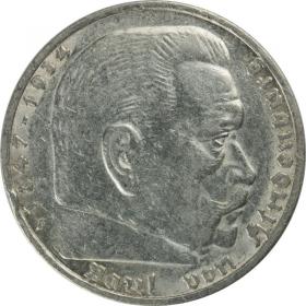 Obrazek dla: 5 marek 1935 F Paul von Hindenburg Niemcy Stuttgart