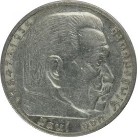 Obrazek dla: 5 marek 1936 F Paul von Hindenburg Niemcy Stuttgart