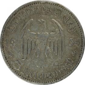 Obrazek 2 dla: 5 marek 1934 A Kościół w Poczdamie Niemcy Berlin