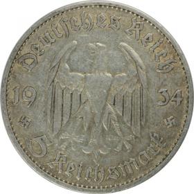 Obrazek 2 dla: 5 marek 1934 D Kościół w Poczdamie Niemcy Monachium