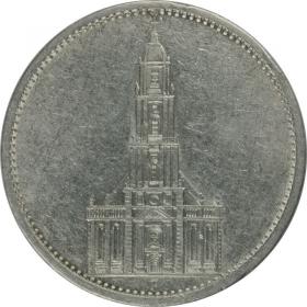 Obrazek dla: 5 marek 1934 F Kościół w Poczdamie Niemcy Stuttgart