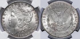 Obrazek 2 dla: 1 dolar 1885 USA grading NGC MS63