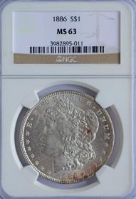 Obrazek dla: 1 dolar 1886 USA grading NGC MS63