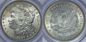 Obrazek 2 dla: 1 dolar 1887 USA grading PCGS MS64