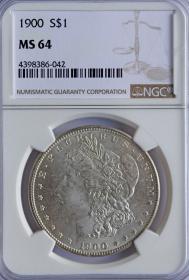 Obrazek dla: 1 dolar 1900 USA grading NGC MS64