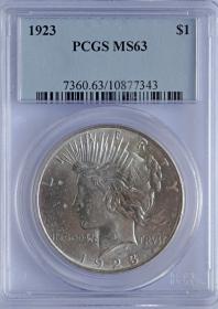 Obrazek dla: 1 dolar 1923 USA grading PCGS MS63