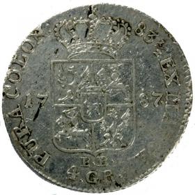 Obrazek 2 dla: Złotówka 1787 Stanisław August Poniatowski Warszawa